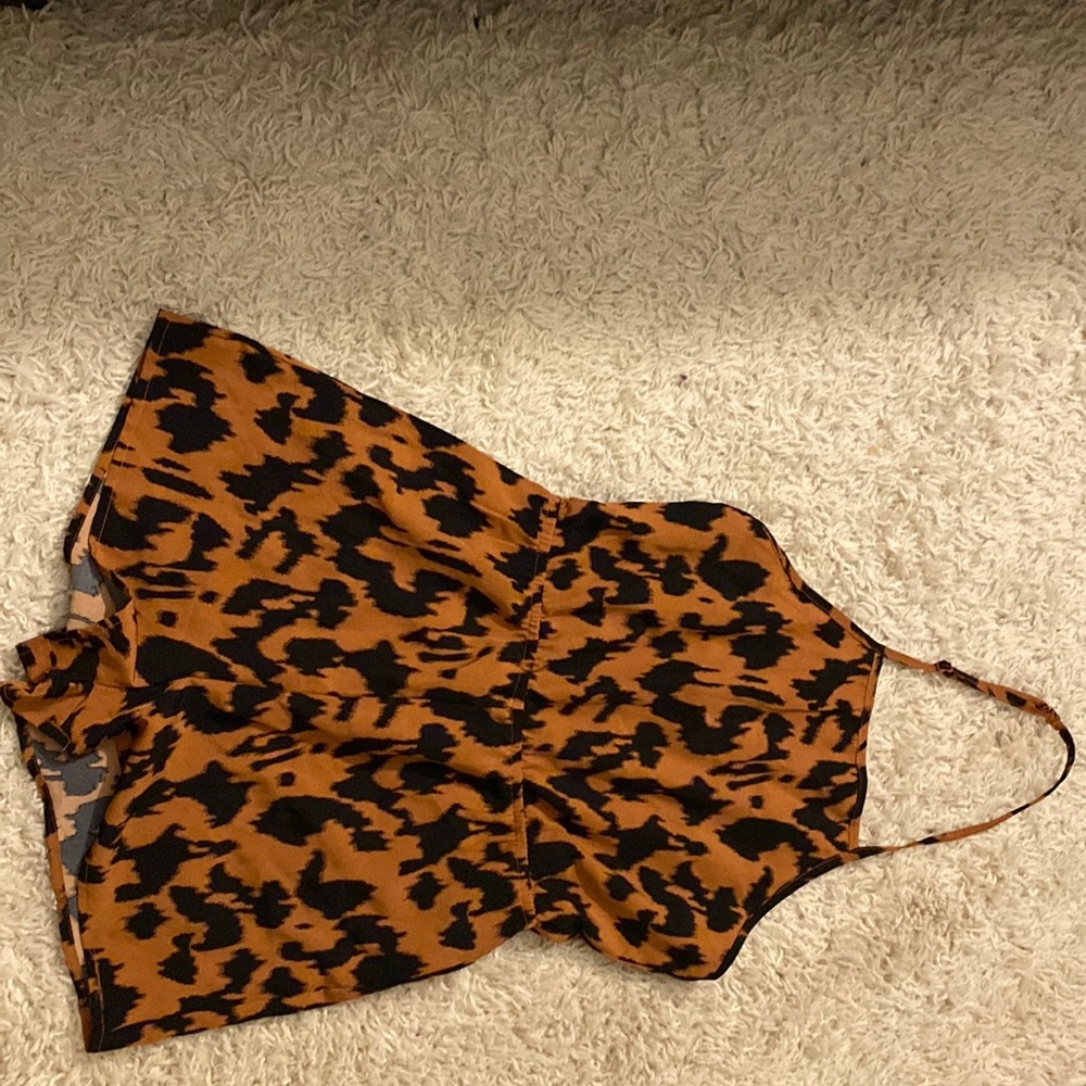 Brown and black girls romper